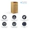 Flash Furniture 36 gal. Laminate Trash Can, Oak MT-M8520-TRA-OAK-GG - alternate 3